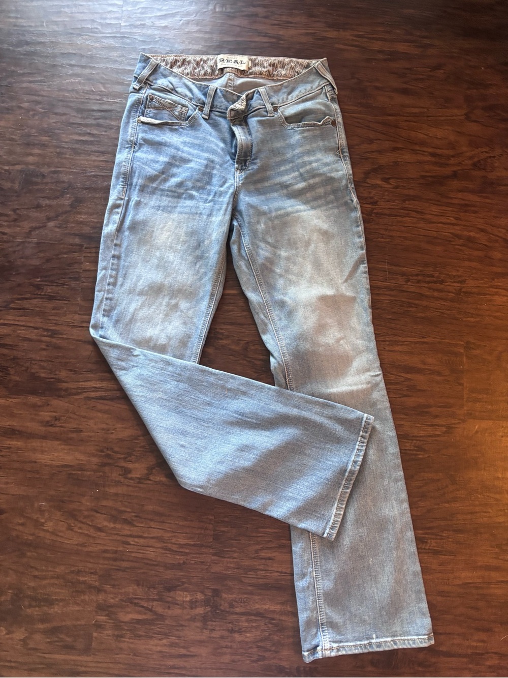 Ariat Light Blue Straight Leg Women's Jeans